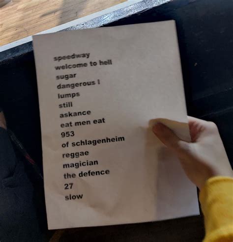 You could help us by adding a first setlist. . Lawrence setlist